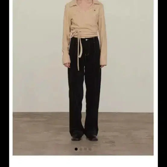 [BUNJANG] Diagonal Terry Wrap Cardigan / 다이애그널 테리 랩 가디건