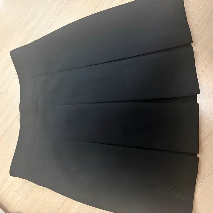 [BUNJANG] Black Pleated Mini Skirt / 블랙 플리츠 미니스커트