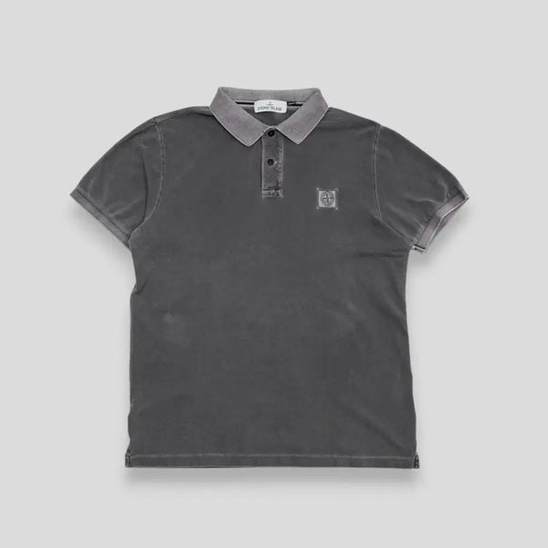 [BUNJANG] Stone Island Short Sleeve Polo Shirt / 스톤아일랜드 반팔 카라티