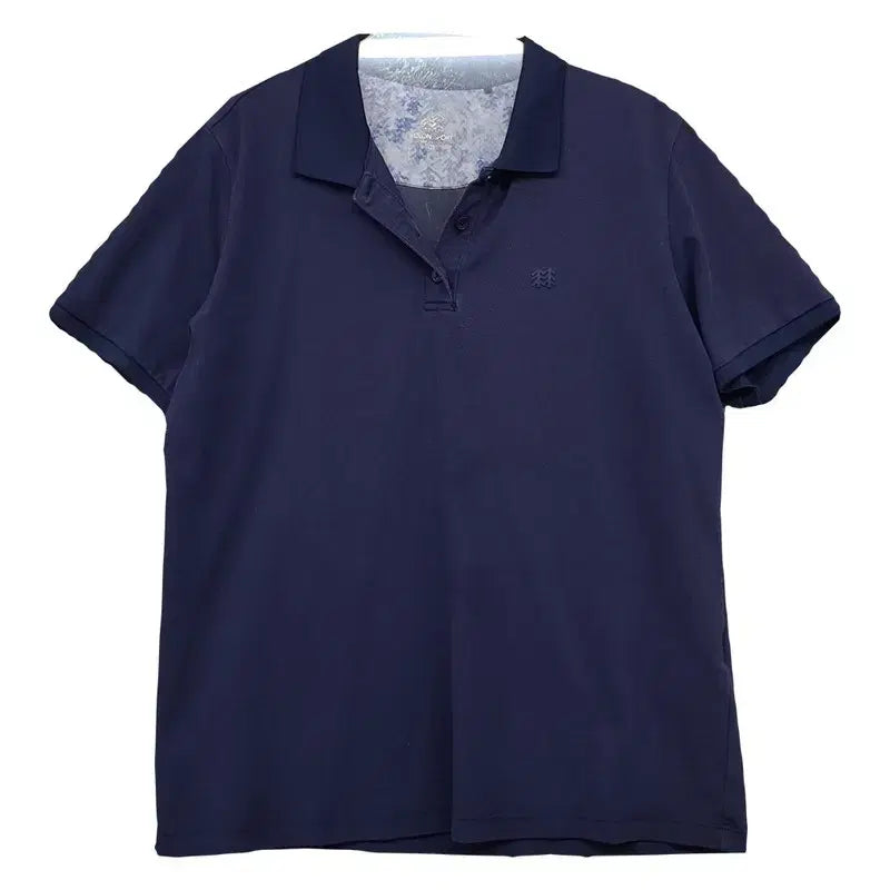 [BUNJANG] Kolon Sport Navy Functional Training Short Sleeve Polo Shirt 95 / 코오롱 네이비 기능성 트레이닝 반팔 카라티 95