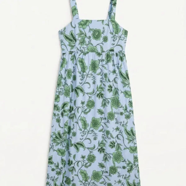 [BUNJANG] Zara Tropical Maxi Dress / 여성M/ 자라 끈 나시 휴양지 트로피칼 롱원피스 빈티지킹
