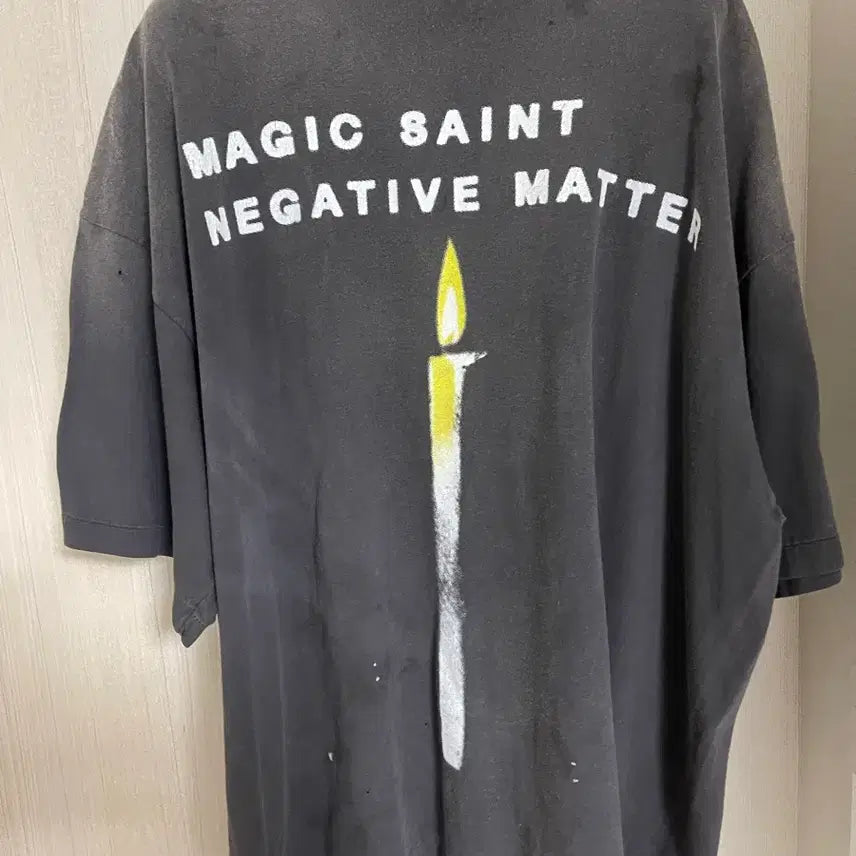 [BUNJANG] Saint Michael 25ss Candle Tee 2XL / 세인트 미카엘 25ss 캔들티 2xl