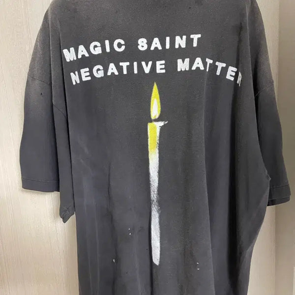 [BUNJANG] Saint Michael 25ss Candle Tee 2XL / 세인트 미카엘 25ss 캔들티 2xl