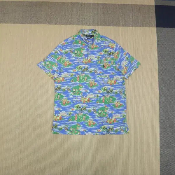 [BUNJANG] Polo Ralph Lauren Hawaiian Hula Short Sleeve Polo Shirt (L/105) / (105) 폴로 하와이안 훌라 반팔 폴로 셔츠