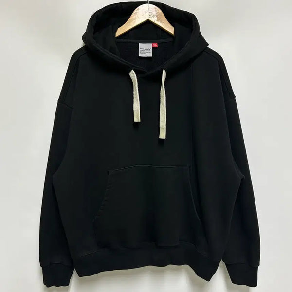 [BUNJANG] CODE GRAPHY x Kkang Stylist Oversized Black Hoodie / [남자-100]코드그라피 X 깡스타일리스트 오버핏 블랙 후드티