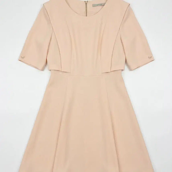 [BUNJANG] Kenneth Lady Pearl Embellished Summer Suit Dress Vintage / 여성85/ 케네스레이디 진주장식 여름 정장 원피스 빈티지킹