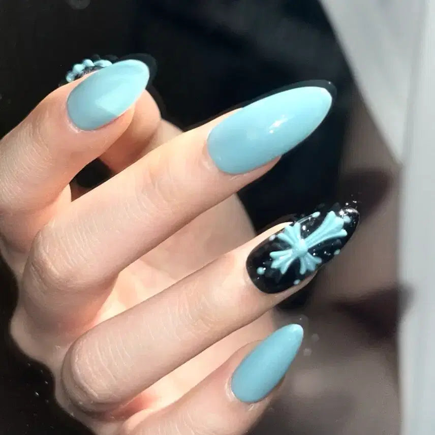 [BUNJANG] Handmade Chrome & Dot Nail Tips / 크롬&도트 수제네일팁