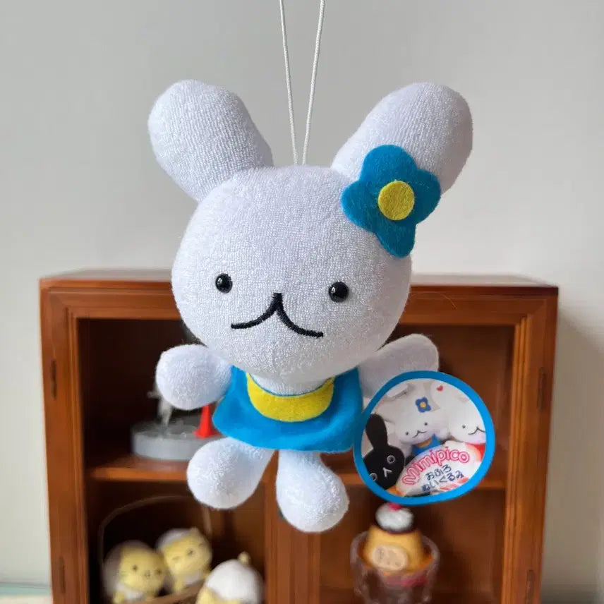 [BUNJANG] San-X Mimi Piko Usagi Rabbit Charm Plush / 산엑스 미미피코 우사기 토끼 키링 인형