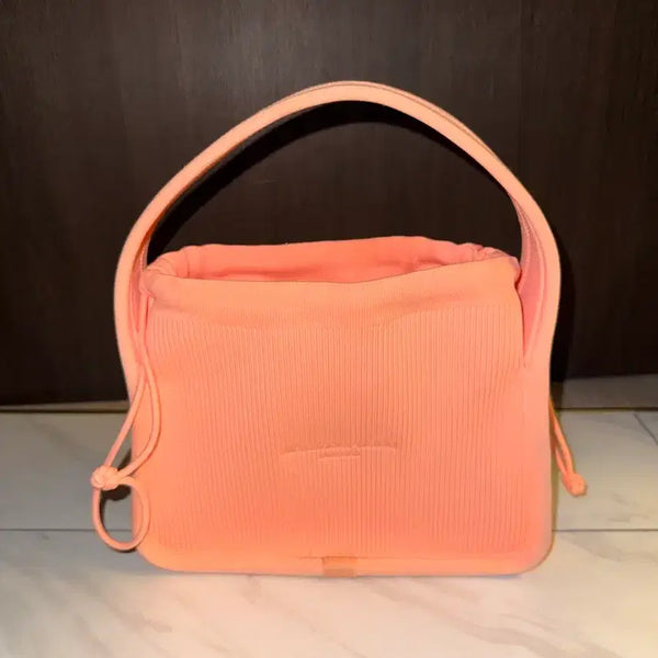 [BUNJANG] Alexander Wang Ryan Small Ribbed Knit Top Handle Bag Coral Peach / 알렉산더왕 라이언 스몰 리브드 니트탑 핸들백