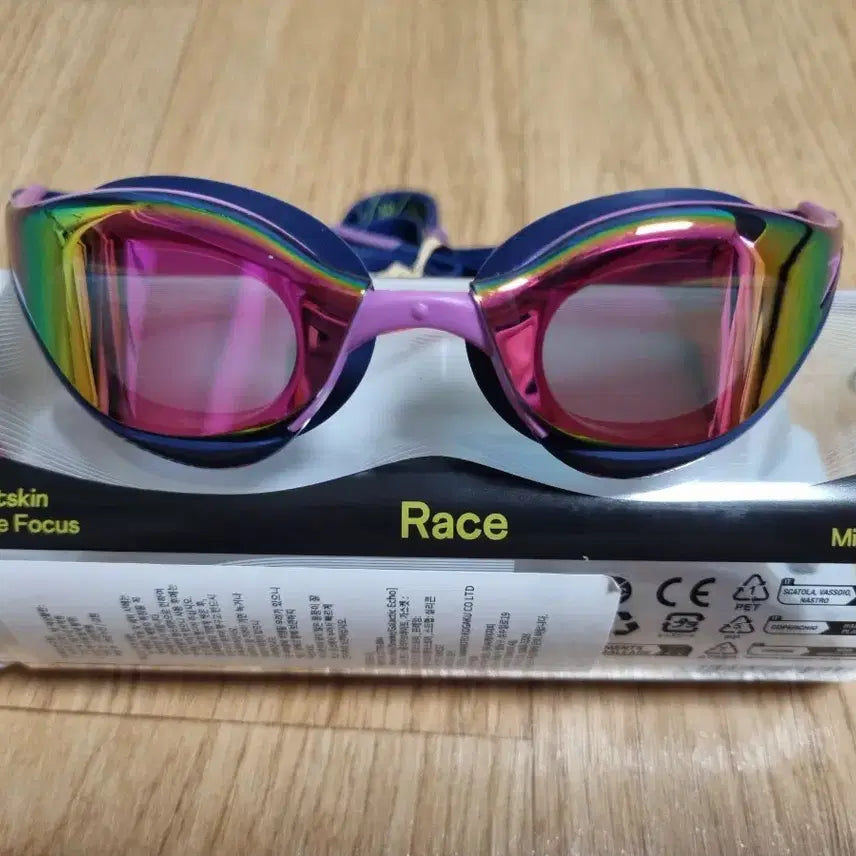 [BUNJANG] Speedo Pure Focus Mirror Goggles Asian Fit Purple / 스피도 퓨어포커스 퍼플 미러수경 아시안핏