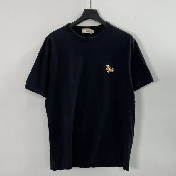 [BUNJANG] Maison Kitsuné Chillax Fox Black T-Shirt XL / 메종키츠네 칠렉스 블랙 반팔티 (on.1638)