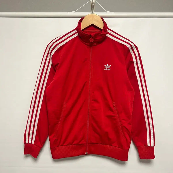[BUNJANG] Adidas Firebird Back Logo Red Women's Track Top Jersey L / [정품/우먼스L] 아디다스 파이어버드 백로고 레드 여성용 트랙탑 져지