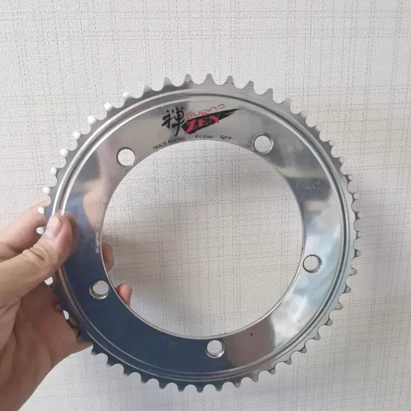 [BUNJANG] Sugino Zen 50t PPF Protection Film Chainring (95%+ Engraving) / 스기노젠 50t ppf보호필름 부착 각인95%이상 판/교