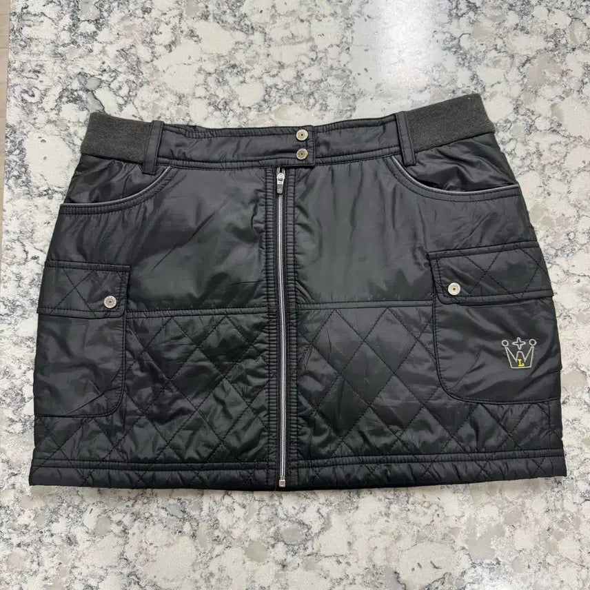 [BUNJANG] Louis Castel Quilting Golf Skirt / 루이까스텔 골프웨어 퀄팅 스커트 치마
