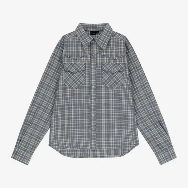 [BUNJANG] Arkham Western Check Shirt / 아캄 웨스턴 체크셔츠