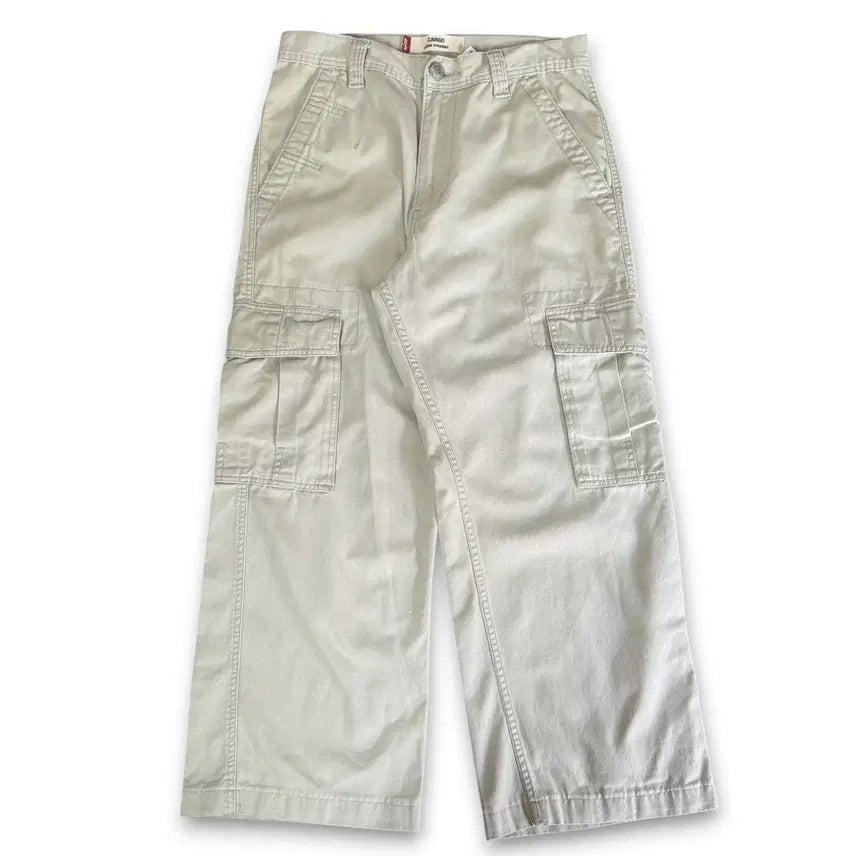 [BUNJANG] Levi's 701 Loose Straight Fit Cargo Pants / (30) 00s 리바이스 701 연베이지 루즈 스트레이핏 카고 팬츠