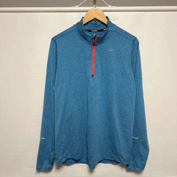[BUNJANG] Nike Swoosh Dri-FIT Running Half-Zip Drill Top / [정품/L] 나이키 스우시 드라이핏 런닝 반집업 드릴탑
