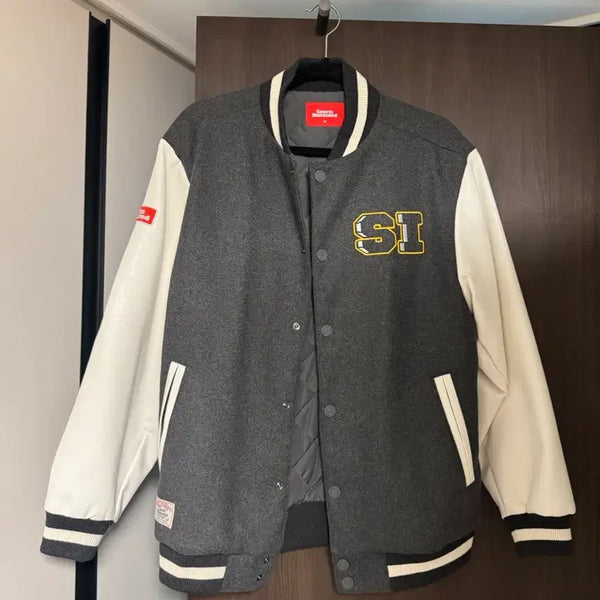 [BUNJANG] Sports Illustrated Wool Varsity Jacket M / 스포츠일러스트레이티드 울 바시티자켓 M