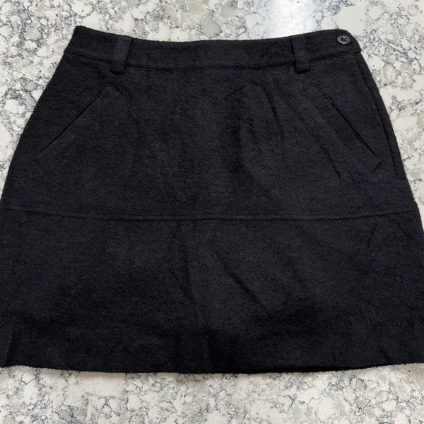 [BUNJANG] Black & White Golf Wear Wool Skirt / 블랙앤화이트 골프웨어 울 스커트 치마