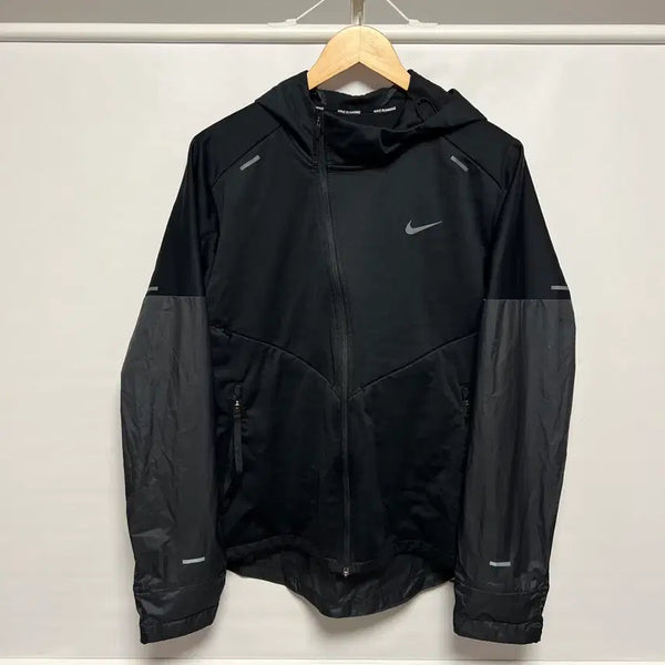 [BUNJANG] Nike Sphere Shield Swoosh Black Running Jacket / [정품/L] 나이키 스피어 쉴드 스우시 블랙 런닝 자켓 집업