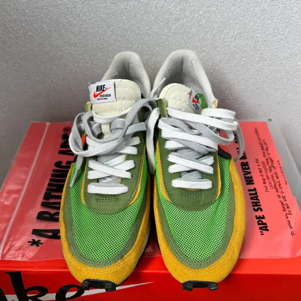 [BUNJANG] Nike x Sacai LDWaffle Green/Yellow (US 9.5) / 나이키 사카이 ld와플 노초 275