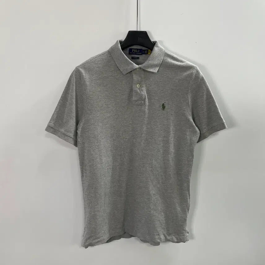[BUNJANG] Polo Ralph Lauren Pony Grey Short Sleeve Polo Shirt / 폴로 랄프로렌 포니 그레이 반팔 카라티 (on.1643)