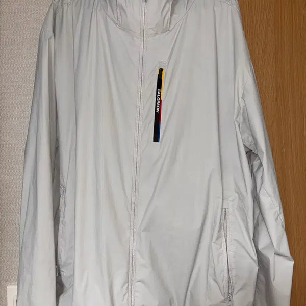 [BUNJANG] Salomon Modisey Windshell Windbreaker Light Grey L / 살로몬 모디세이 윈드쉘 라이트그레이 L 바람막이