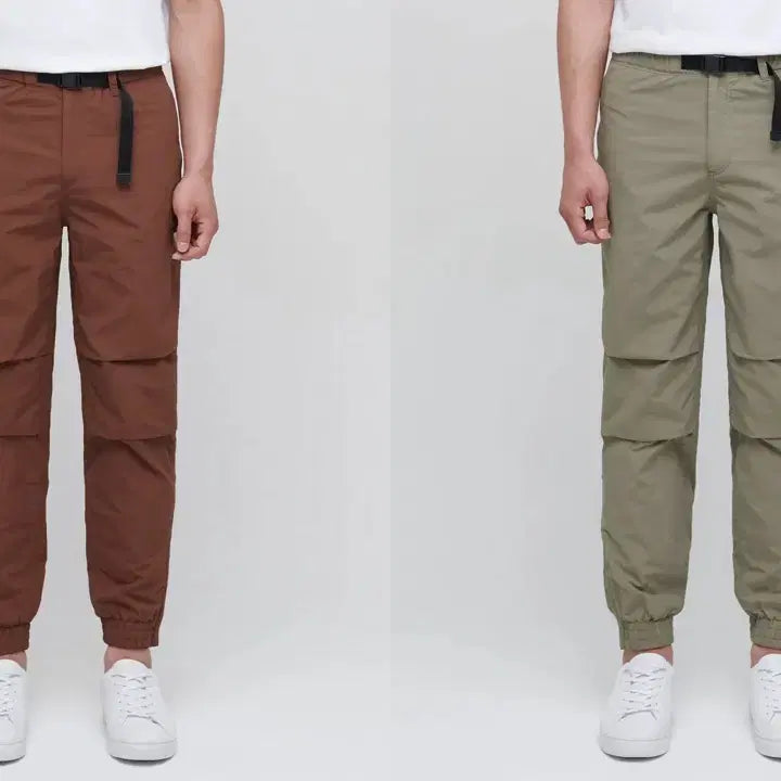 [BUNJANG] MUSINSA Track Jogger Webbing Belt Pants (Size 30) - Bundle Set (New) / 무신사 트랙 조거 웨빙 벨트 팬츠 - 30사이즈 새제품 2개 일괄