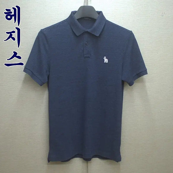 [BUNJANG] Hazzys Cotton Spandex Short Sleeve Polo Shirt Navy (Size 95) / 0470-헤지스(95)면스판,반팔카라티셔츠/구제시장
