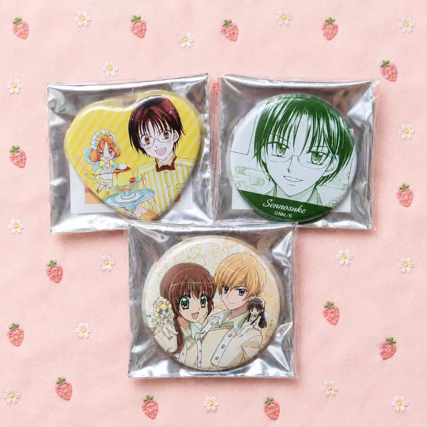 [BUNJANG] Dreaming Bakery "Kamidou" & "Andou" Badge Bundle Set / [일괄] 꿈빛파티시엘 꿈파 감딸기 원가온, 안도하 뱃지