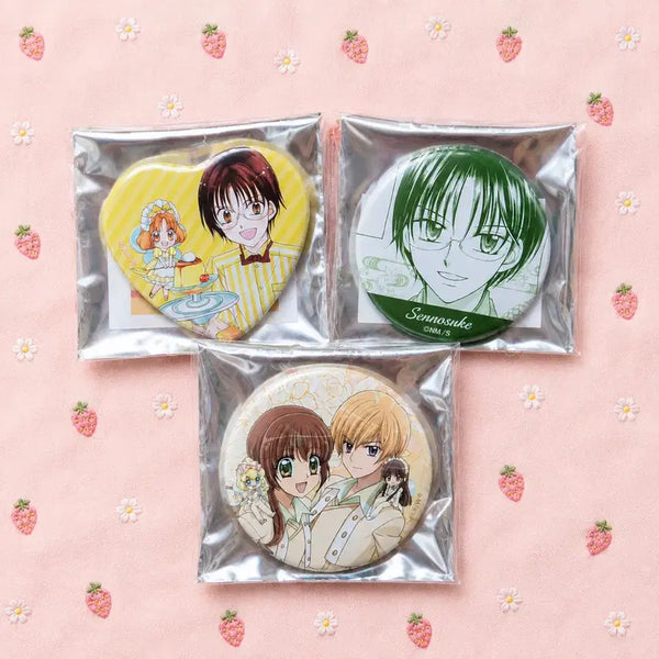 [BUNJANG] Dreaming Bakery "Kamidou" & "Andou" Badge Bundle Set / [일괄] 꿈빛파티시엘 꿈파 감딸기 원가온, 안도하 뱃지
