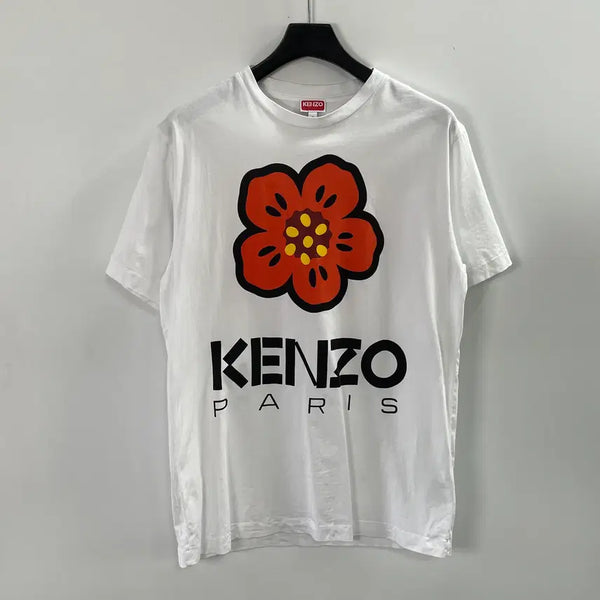 [BUNJANG] Kenzo Flower Print Short Sleeve T-Shirt / 겐조 플라워 프린트 반팔티 (on.1647)