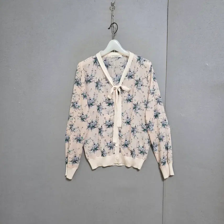 [BUNJANG] Aizbababa Cardigan-like Blouse (Pink Mix, Size F) / 아이잣바바 가디건같은 블라우스 F   n8418