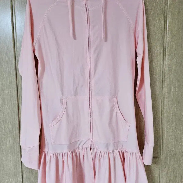 [BUNJANG] Zipper Fingerhole Cover-up Dress / 수영복 커버업 집업 핑거홀 원피스