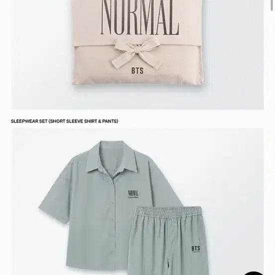[BUNJANG] BTS ARIRANG Normal x Calvin Klein Sleepwear Full Set / BTS 잠옷 ARIRANG' (NORMAL x CALVIN KLEIN SLEEPWEAR)