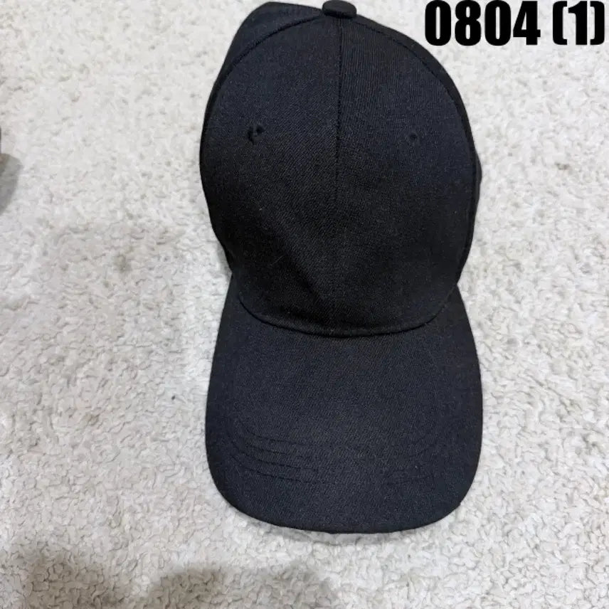 [BUNJANG] Black Plain Ball Cap / 블랙 무지 볼캡