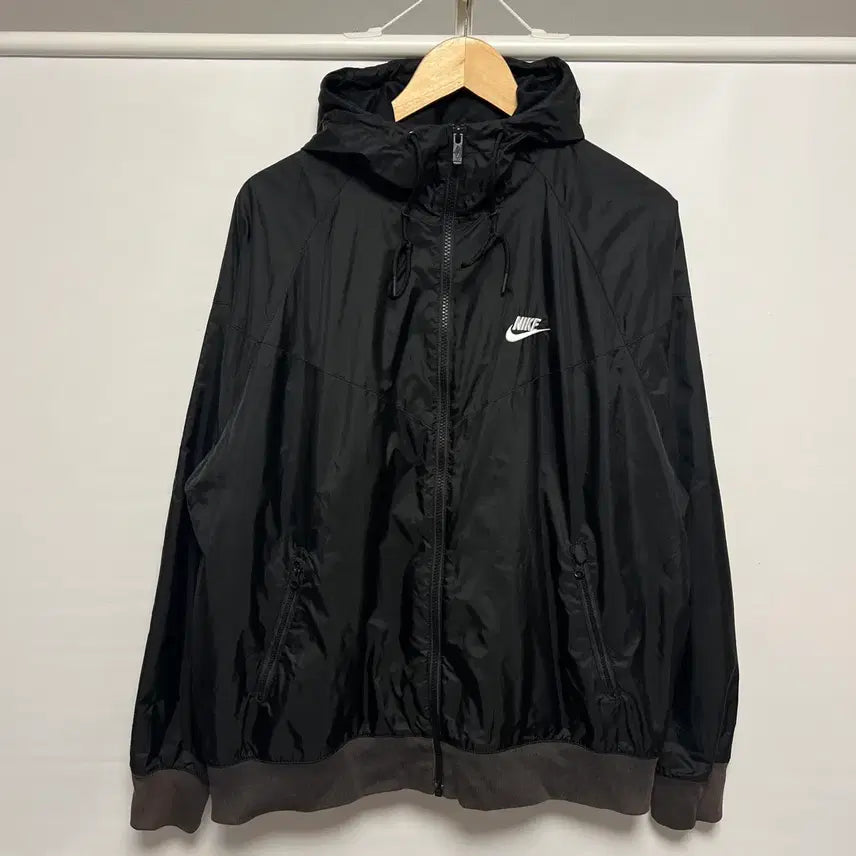 [BUNJANG] Nike Windrunner Woven Jacket Black XL / [정품/XL] 나이키 윈드러너 우븐 블랙 바람막이