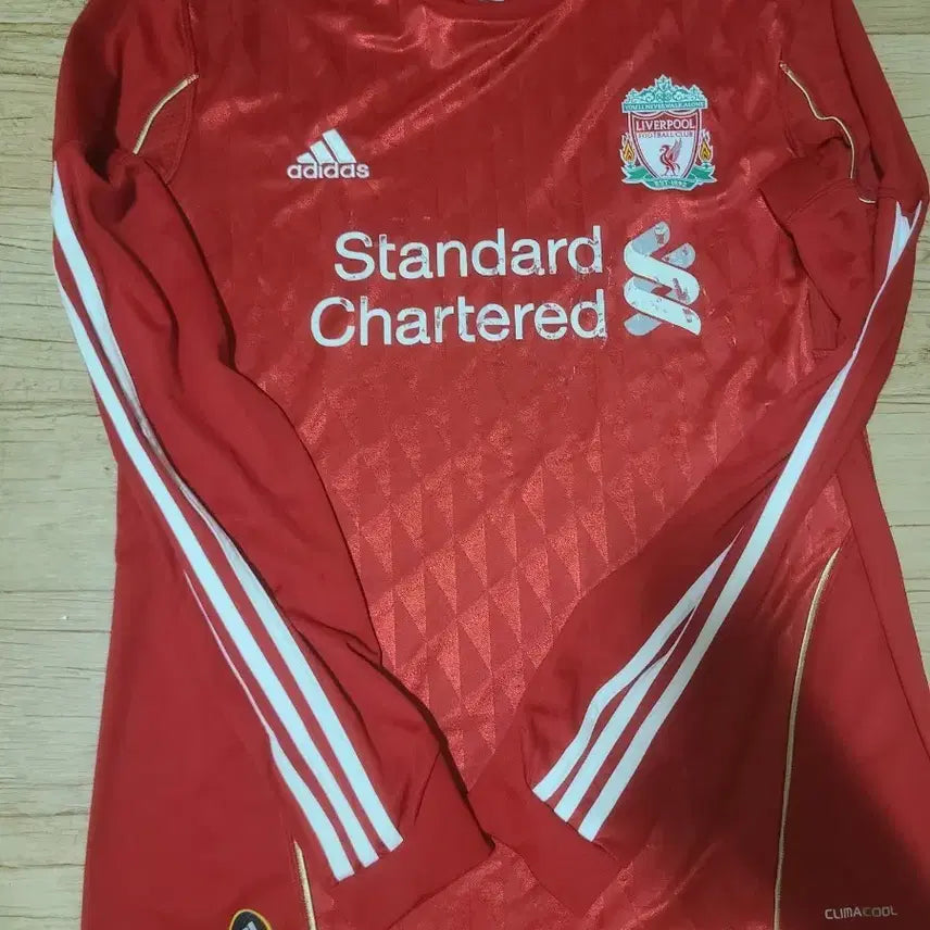 [BUNJANG] Liverpool 10-12 Home Long Sleeve Jersey - No Name Set / 리버풀 10-12 홈 긴팔 노마킹 국내L