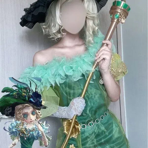 [BUNJANG] Identity V Geisha Cosplay Costume M-L Size / 제5인격 파로부인 코스프레 의상