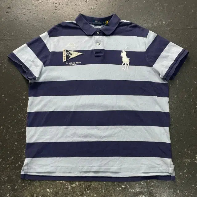 [BUNJANG] Polo Ralph Lauren 24SS Yacht Big Pony Rugby Shirt / 105 폴로 24SS 요트 빅포니 럭비 카라티
