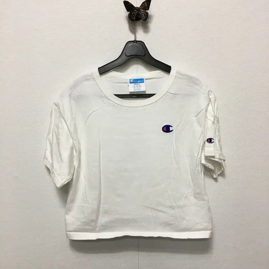 [BUNJANG] Champion Women's Cropped T-Shirt / 챔피언 여성 반팔 크롭 티셔츠
