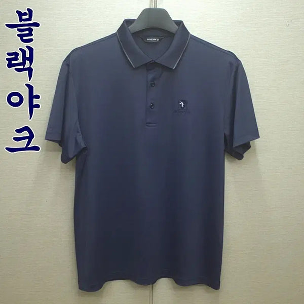 [BUNJANG] Black Yak Functional Half-Sleeve Polo Shirt (Size 105) / 0475-블랙야크(105)기늗성,반팔카라티셔츠/구제시장