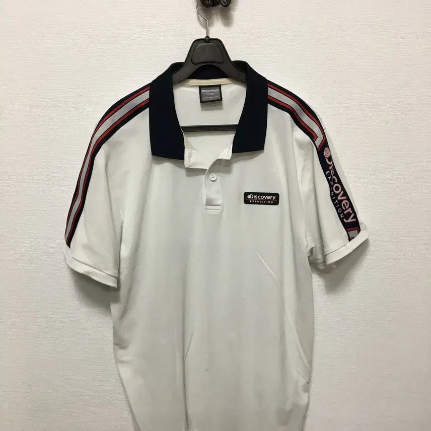 [BUNJANG] Discovery Men's Short Sleeve Polo T-Shirt Size 105 / 디스커버리 남성 반팔 카라티셔츠
