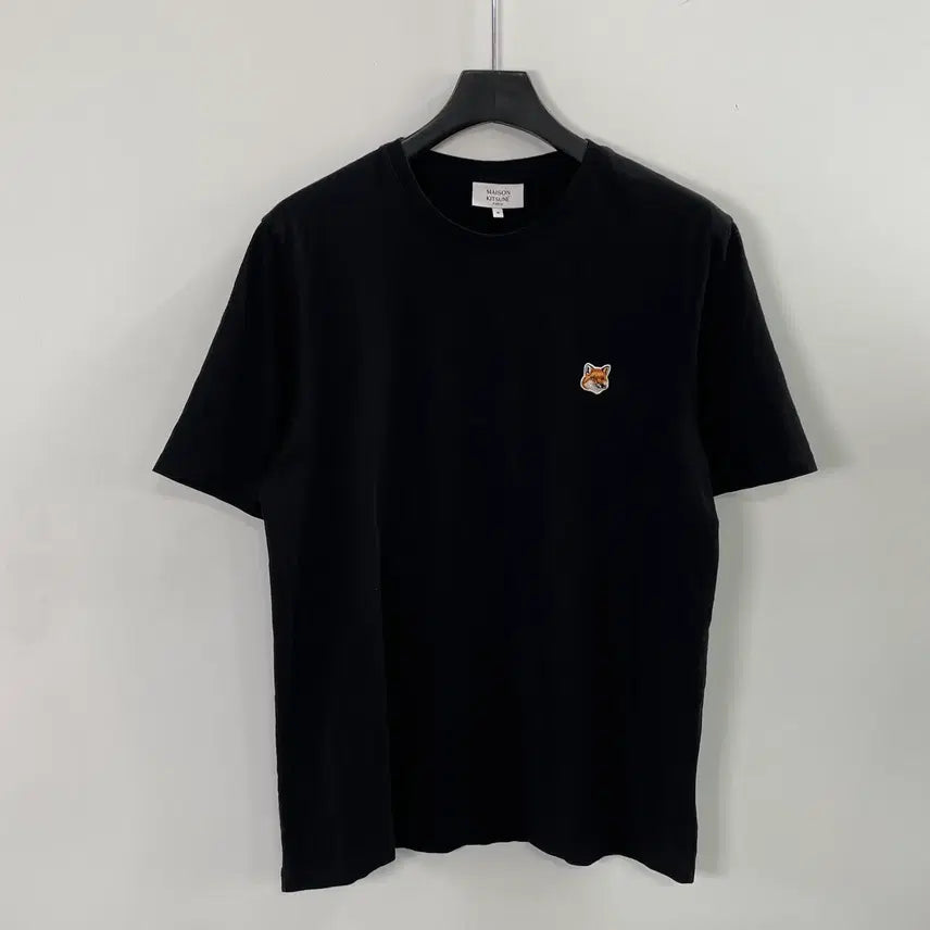 [BUNJANG] Maison Kitsuné Fox Black Short Sleeve T-Shirt M / 메종키츠네 폭스 블랙 반팔티 (on.1651)
