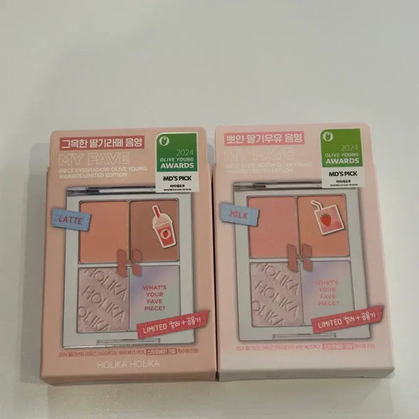 [BUNJANG] Holika Holika My Fave Piece Eyeshadow (Strawberry Latte / Strawberry Milk) Sealed / 미개봉)홀리카홀리카 마이페이브 피스 아이섀도우(딸기라떼/딸기우유)