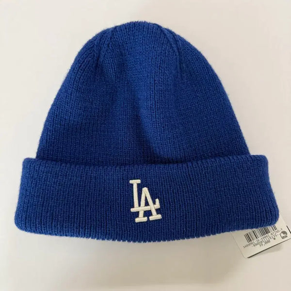 [BUNJANG] MLB Knit Beanie Blue LA Logo / MLB 니트 비니