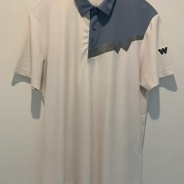[BUNJANG] W.Angle Men's Wide Golf Short Sleeve Polo T-Shirt Size 100 / 100) 남성 와이드앵글 골프 반팔티