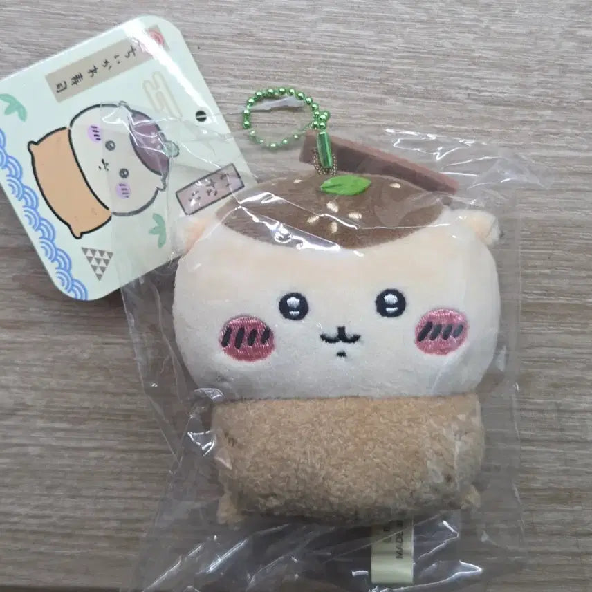[BUNJANG] Chiikawa Sushi Cream Bun & Chestnut Bun Plushie Keychain / 유부 쿠리만쥬 밤만쥬 스시 치이카와 인형 키링