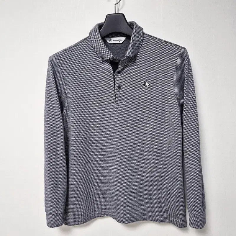 [BUNJANG] Brandville Black & White Men's Slightly Brushed T-Shirt / 3539 블랙앤화이트 남성95 약기모 티셔츠 브랜드빌