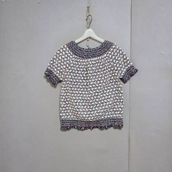 [BUNJANG] Watercolor Pattern Blouse / 수무늬이쁜 블라우스 S  n8420